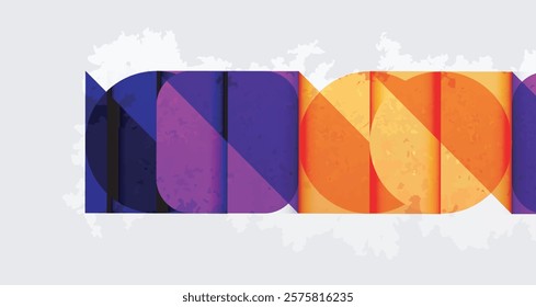 Grainy texture geometric abstract background. Vector Illustration For Wallpaper, Banner, Background, Card, Book Illustration, landing page