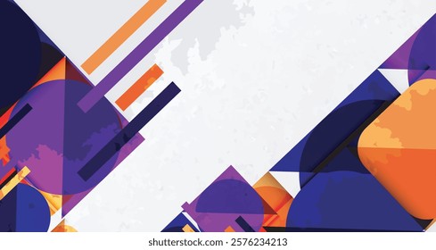 Grainy texture geometric abstract background. Vector Illustration For Wallpaper, Banner, Background, Card, Book Illustration, landing page