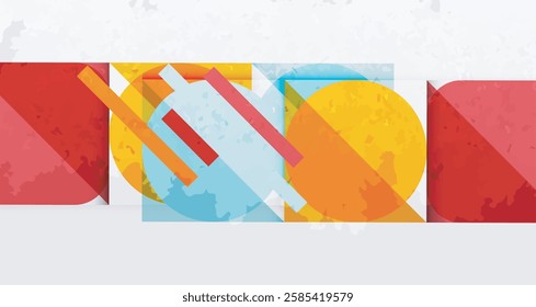 Grainy texture geometric abstract background. Vector Illustration For Wallpaper, Banner, Background, Card, Book Illustration, landing page