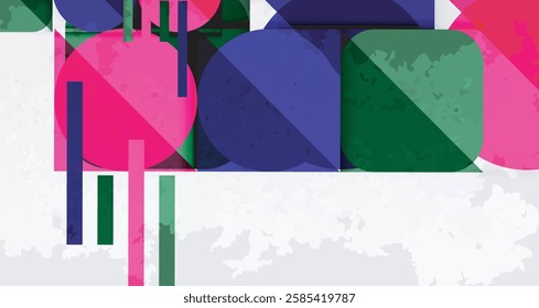 Grainy texture geometric abstract background. Vector Illustration For Wallpaper, Banner, Background, Card, Book Illustration, landing page