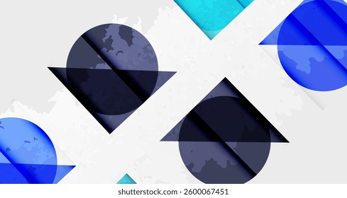 Grainy texture geometric abstract background. Vector Illustration For Wallpaper, Banner, Background, Card, Book Illustration, landing page