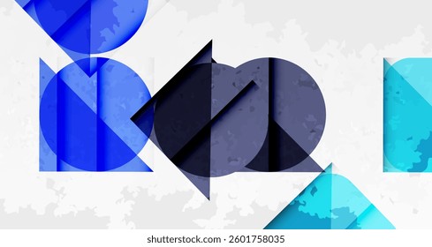 Grainy texture geometric abstract background. Vector Illustration For Wallpaper, Banner, Background, Card, Book Illustration, landing page