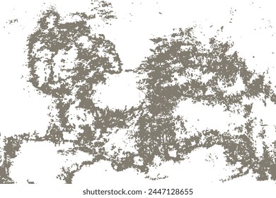 Grainy texture isolated on white background. Dust overlay textured. Grain noise particles. Grunge background. Vector illustration