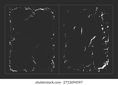 Textura de Vector granulado de polvo y suciedad sobre papel desteñido, perfecto para carteles, Anuncios y diseño retro.