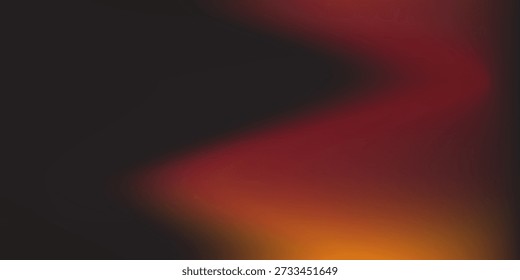 gradiente quente granulado com ruído laranja preto roxo vermelho azul cores banner capa de cartaz design de fundo abstrato. efeito de ruído de grão gradiente para mídias sociais, na moda Tom quente, vetor