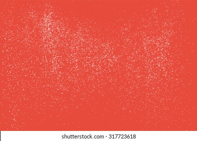 Grainy white texture on a red  background. Design element. Vector illustration,eps 10.