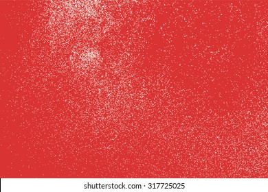 Grainy white texture on a red  background. Design element. Vector illustration,eps 10.