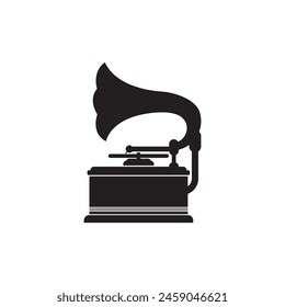 Gramaphone icon vector flat design