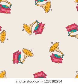 gramaphone pattern vector