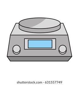 gramer scale isolated icon