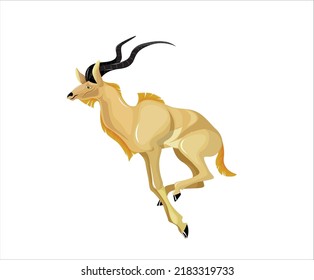 graminivorous animals icons antelopes reindeers sketch vector