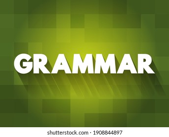 Grammar text quote, concept background