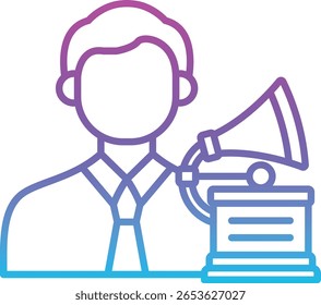 Icono de Vector ganador de un Grammy. Se puede utilizar para aplicaciones de impresión, móviles y de Web.