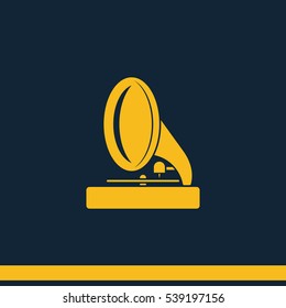 Gramophone icon.