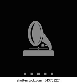 Gramophone icon.