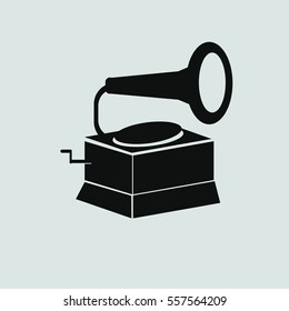 Gramophone icon.