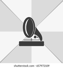 Gramophone icon.