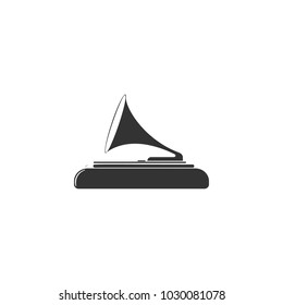 gramophone icon. Detailed icon of musical instrument icon. Premium quality graphic design. One of the collection icon for websites, web design, mobile app on white background