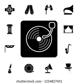 gramophone icon. Detailed set of theater icons. Premium graphic design. One of the collection icons for websites, web design, mobile app