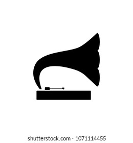 gramophone icon. Element of theater and art illustration. Premium quality graphic design icon. Signs and symbols collection icon for websites, web design, mobile app on white background