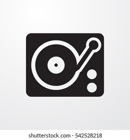 gramophone icon illustration isolated vector sign symbol