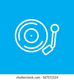 gramophone icon illustration isolated vector sign symbol