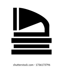 gramophone icon or logo isolated sign symbol vector illustration - high quality black style vector icons
