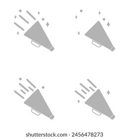 Grammophon-Symbol auf weißem Hintergrund, Vektorillustration