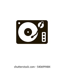 Gramophone icon. sign design