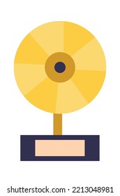 Gramophone Phonograph Icon. Vector Illustration