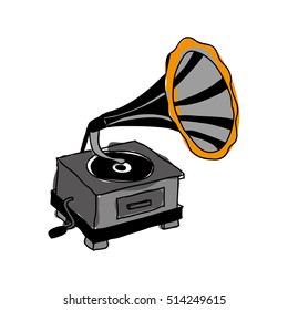 gramophone retro icon image 