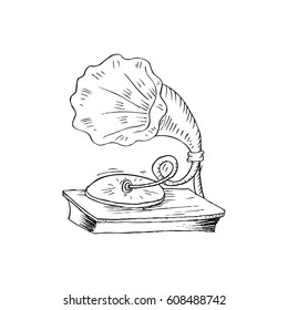 Gramophone sketch