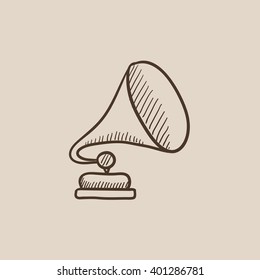 Gramophonskizze Symbol.