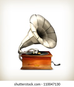 Gramophone, vector