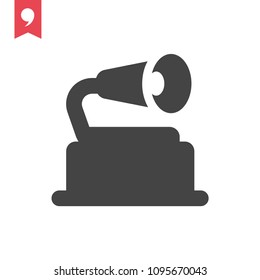 Gramophone vector icon