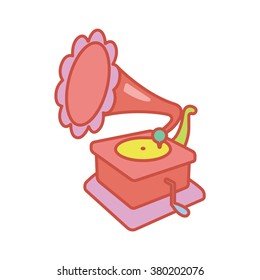 Gramophone vector icon