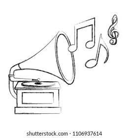 gramophone vinyl disc music retro vintage