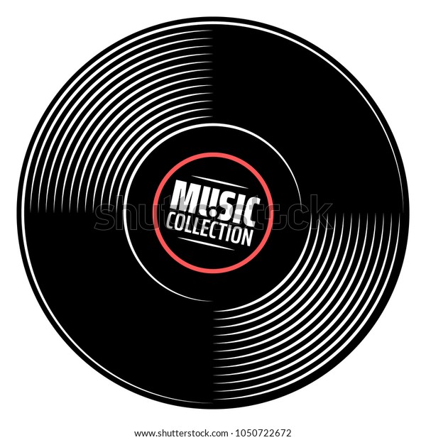 Gramophone Vinyl Record Label Music Collection のベクター画像素材 ロイヤリティフリー