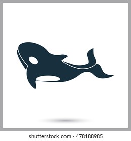 Grampus icon on the background