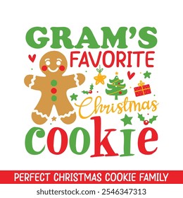 Les biscuits Noël préférés de Gram, biscuits d'épices Joyeux Noël