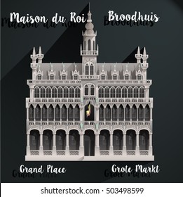 GRAN PLACE, BRUXELLES - GROTE MARKT, BRUSSELS
 Maison du Roi - Broodhuis