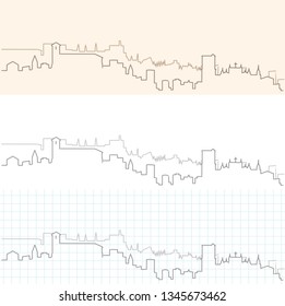 Granada Hand Drawn Skyline