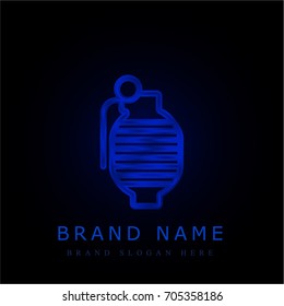 Granade Blue Chromium Metallic Logo