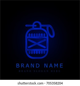 Granade Blue Chromium Metallic Logo