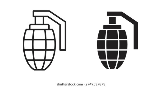 Granade icons for templates, web design and infographics