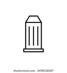 Granary icon isolated on white background