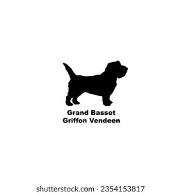 Grand Basset Griffon Vendeen dog silhouette dog breeds Animal Pet