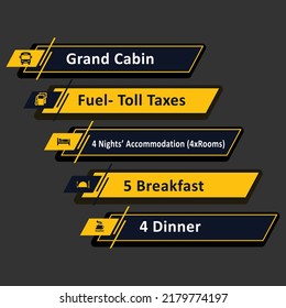 Grand Cabin, Fuel, Toll Tax, Breakfast, Dinner, Restaurant, Hotel, Stay Signatures and Thumbnails 