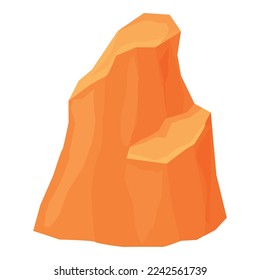 Grand canyon icon cartoon vector. Arizona rock. Nature valley