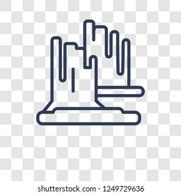 Grand canyon icon. Trendy Grand canyon logo concept on transparent background from United States of America collection